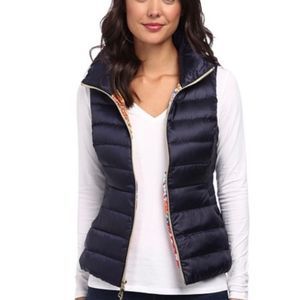 Lilly Pulitzer Packable Allie Vest Midnight Navy